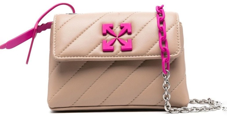 OFF-WHITE Jackhammer 17 Crossbody Bag Sand Beige/Pink Buy OFF-WHITE Jackhammer 17 Crossbody Bag Sand Beige/Pink