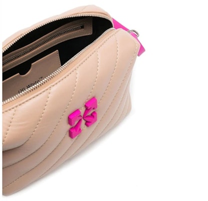 OFF-WHITE 駱駝棕/粉紅色 Jackhammer 相機包 Lookbook OFF-WHITE 駱駝棕/粉紅色 Jackhammer 相機包