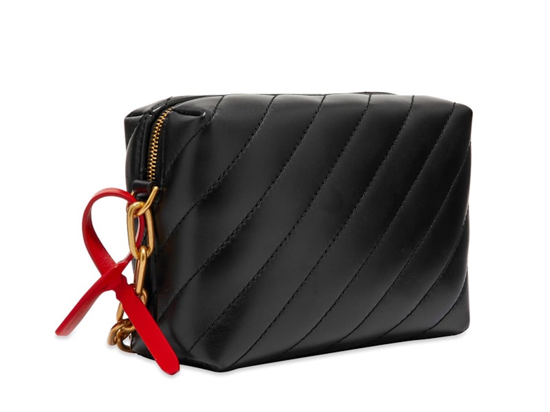 Order OFF-WHITE 钉锤相机包 绗缝黑色