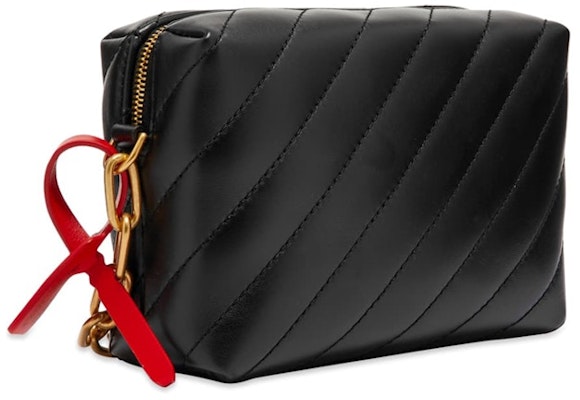 OFF-WHITE 钉锤相机包 绗缝黑色 Order OFF-WHITE 钉锤相机包 绗缝黑色