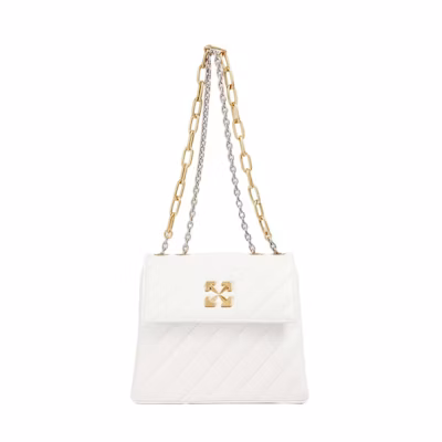 OFF-WHITE Jackhammer Shoulder Bag White