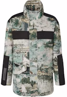 Off-White Jacquard Lake Parka Jacket Multicolor Off-White Jacquard Lake Parka Jacket Multicolor