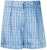 Off-White Jacquard Logo Shorts Light Blue