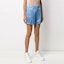 Shop Off-White Jacquard Logo Shorts Light Blue
