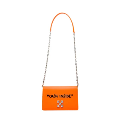 OFF-WHITE Jitney 0.5 Crossbody Bag Orange/Black