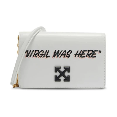 OFF-WHITE Jitney 0.5 Crossbody Bag White