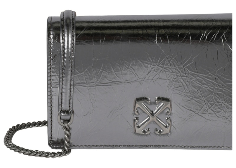 Lookbook OFF-WHITE Jitney 0.5 銀色鍍膜肩背包