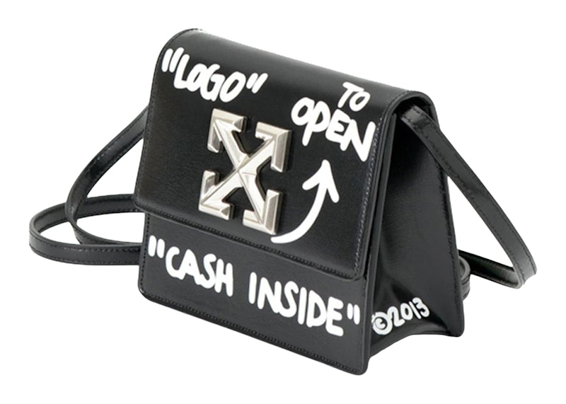 Order OFF-WHITE Jitney 0.7 黑色包包
