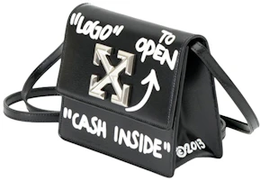 Order OFF-WHITE Jitney 0.7 黑色包包