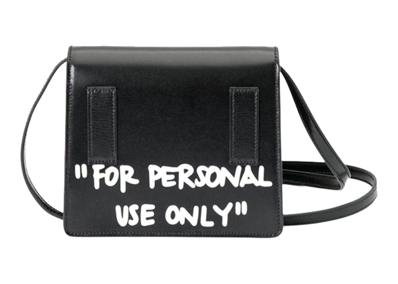 Lookbook OFF-WHITE Jitney 0.7 黑色包包