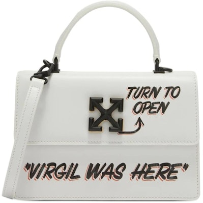 OFF-WHITE Jitney 1.4 Quote Print Tote Bag White Buy OFF-WHITE Jitney 1.4 Quote Print Tote Bag White