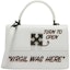 Buy オフホワイト ジトニー1.4 引用プリント トートバッグ ホワイト