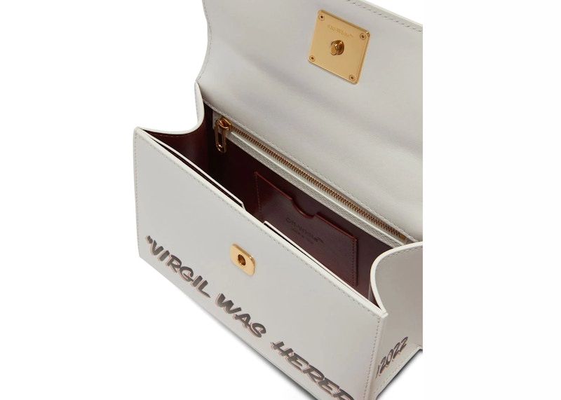 Lookbook オフホワイト ジトニー1.4 引用プリント トートバッグ ホワイト