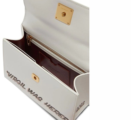 OFF-WHITE Jitney 1.4 Quote Print Tote Bag White Lookbook OFF-WHITE Jitney 1.4 Quote Print Tote Bag White