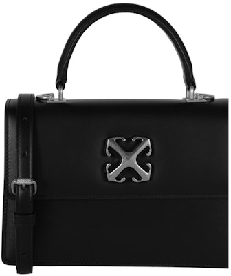 OFF-WHITE Jitney 1.4 Top Handle Ruthenium-tone Black Lookbook OFF-WHITE Jitney 1.4 Top Handle Ruthenium-tone Black