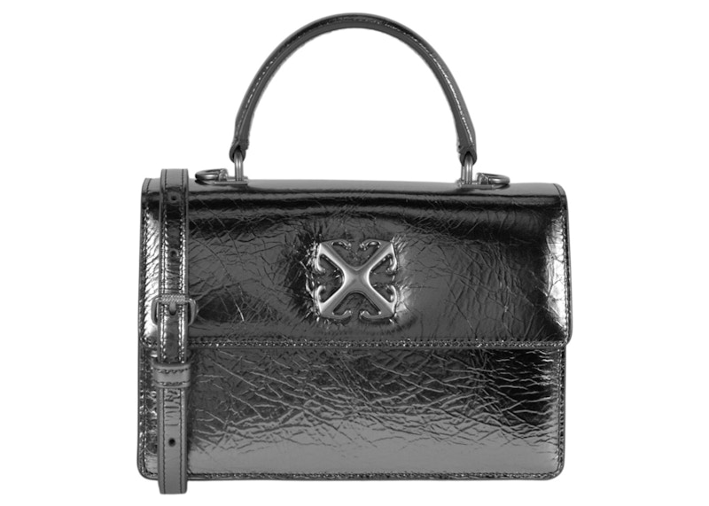OFF-WHITE Jitney 1.4 Tote Silver