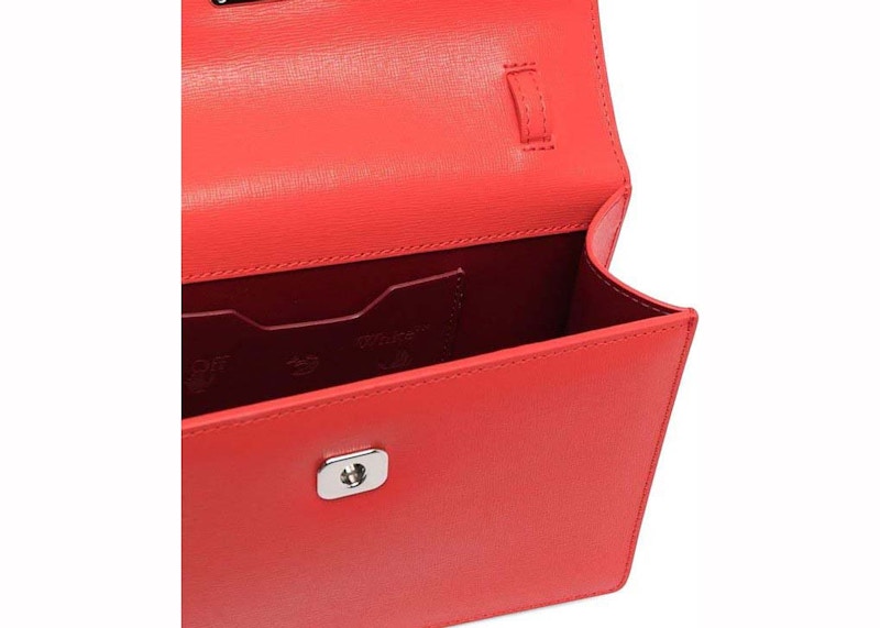 Lookbook OFF-WHITE Jitney 2.0 Saffiano 紅色肩背包