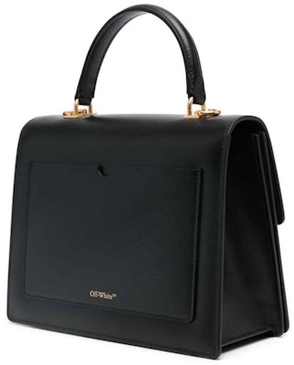 Off-White Jitney 2.8 Leather Tote Black Order Off-White Jitney 2.8 Leather Tote Black