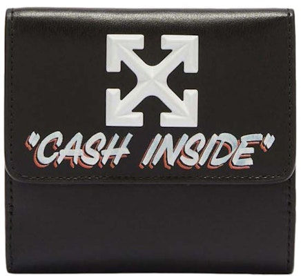 OFF-WHITE Jitney French Quote Wallet Black/Multicolour Buy OFF-WHITE Jitney French Quote Wallet Black/Multicolour