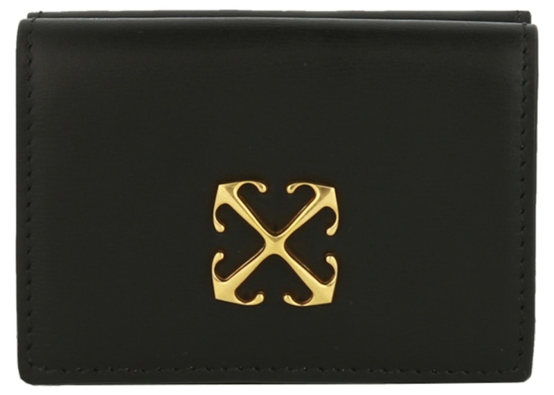 OFF-WHITE Jitney Leather Wallet Black