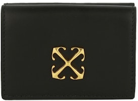 OFF-WHITE Jitney Leather Wallet Black OFF-WHITE Jitney Leather Wallet Black
