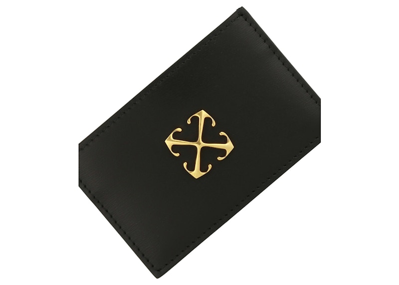 Lookbook OFF-WHITE Jitney Dompet Kartu Sederhana Hitam