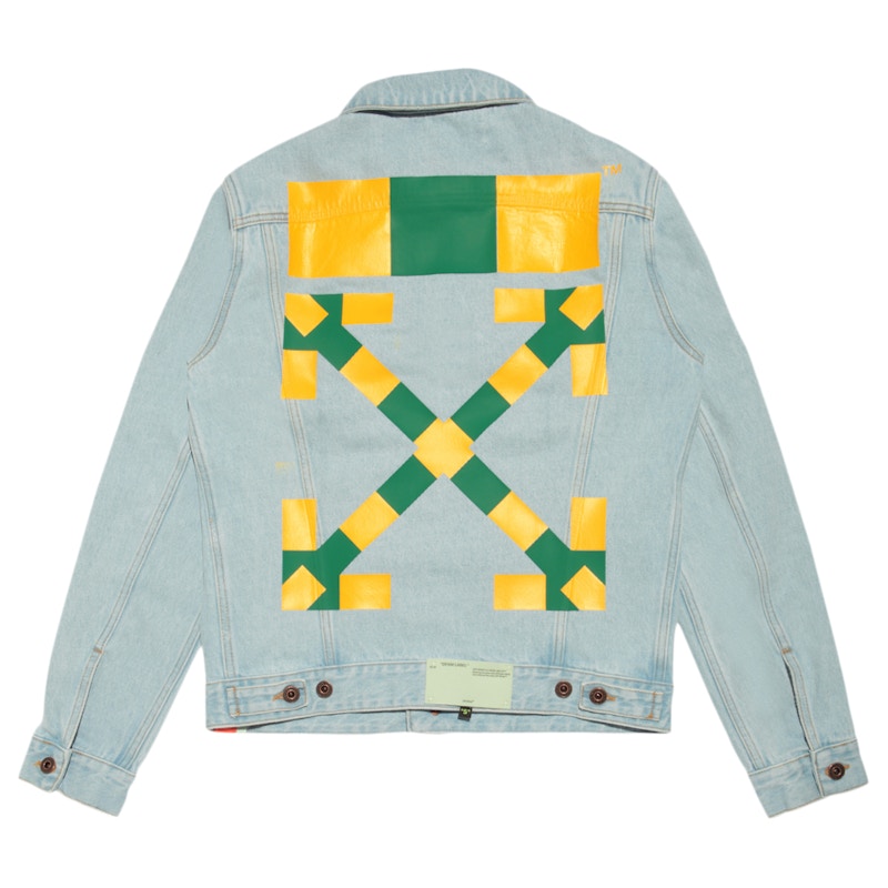 Order オフホワイト ヨハネスブルグ デニムジャケット (青/黄/緑)
