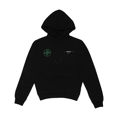 Off-White Johannesburg Africa Graphic Print Hoodie Black/Multicolor