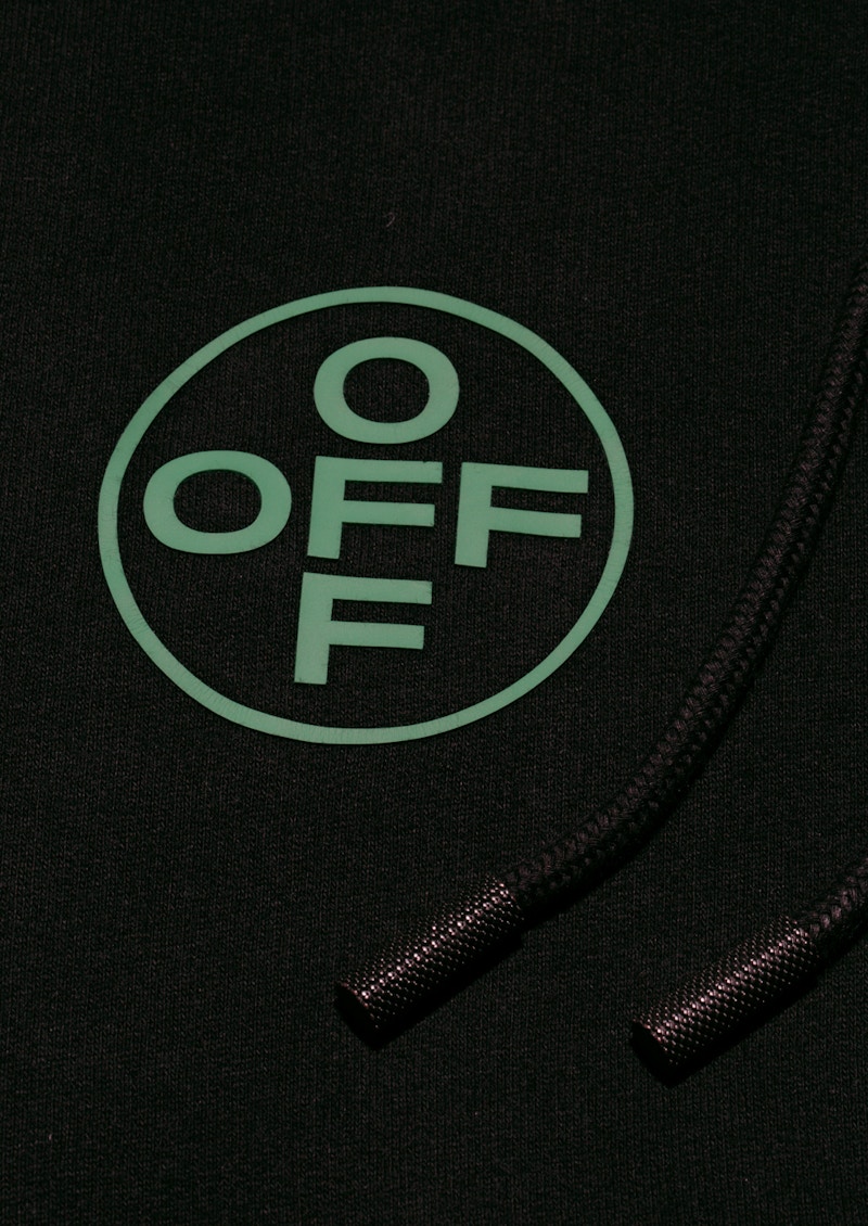 Off-White Johannesburg Africa Graphic Print Hoodie Black/Multicolor 圖 3