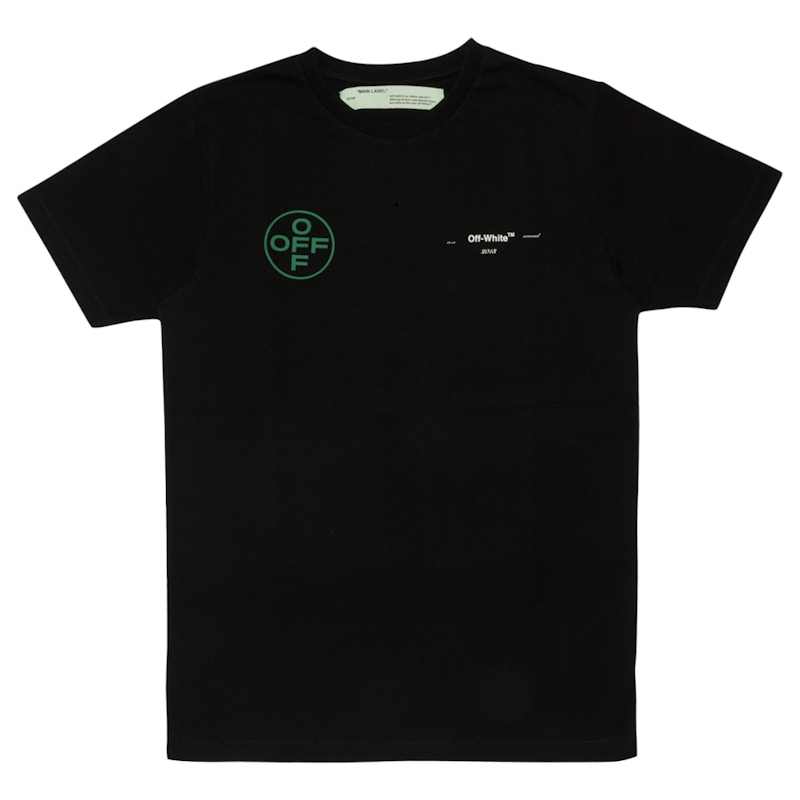 Buy Camiseta Negra Multicolor Off-White Johannesburg África con Gráfico.