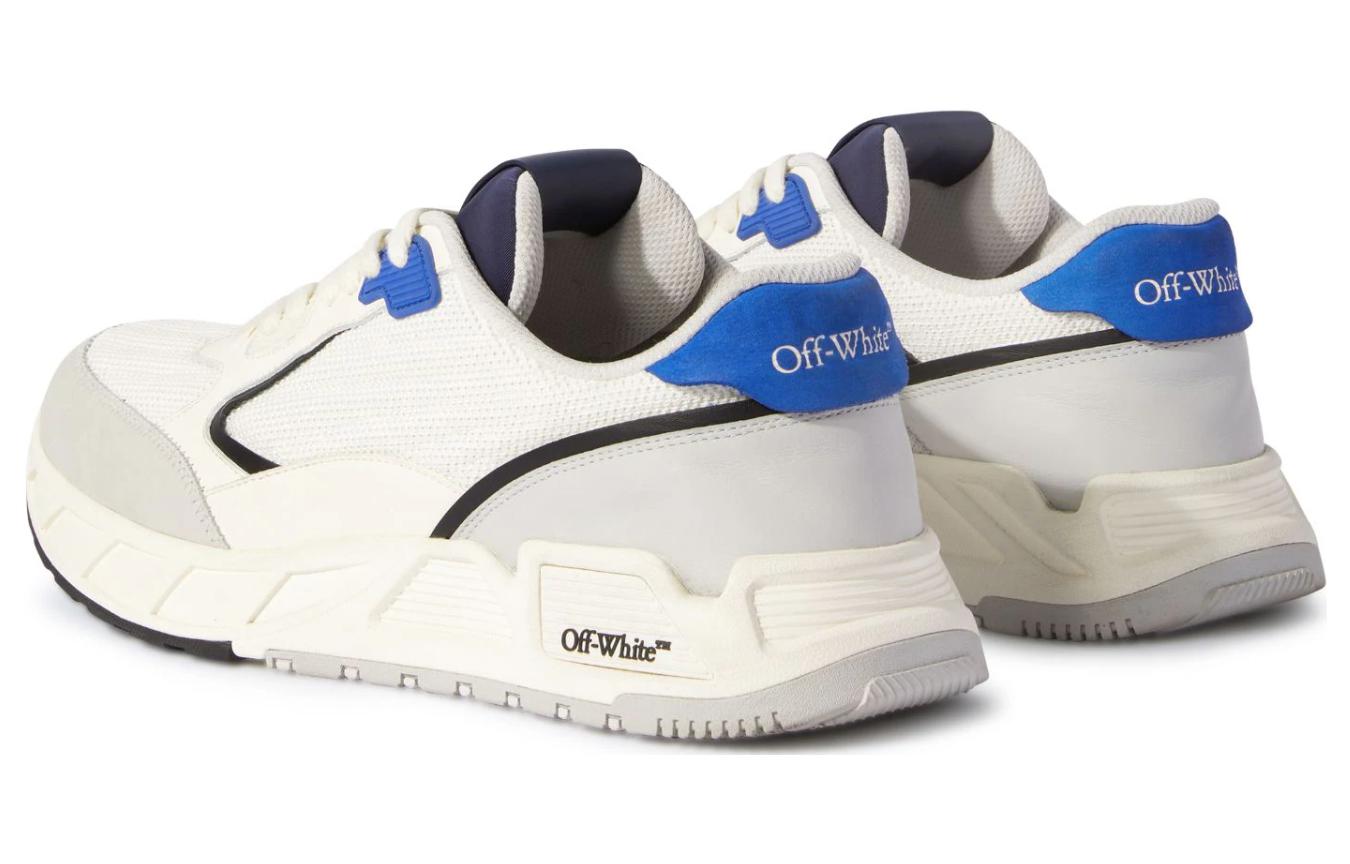 Off-White Kick Off Sneaker 'White Grey Blue' 圖 3