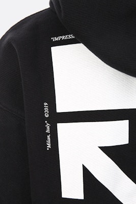 Off-White Kiss' Graphic Print Hoodie Black/Multicolor Lookbook Off-White Kiss' Graphic Print Hoodie Black/Multicolor