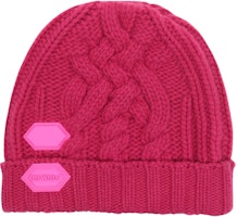 Off-White Knit Beanie Fuchsia Off-White Knit Beanie Fuchsia