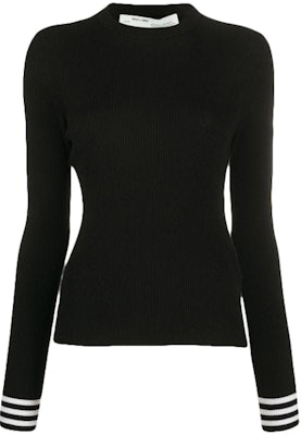 Off-White Knit Longsleeve T-Shirt Black/White Buy Off-White Knit Longsleeve T-Shirt Black/White