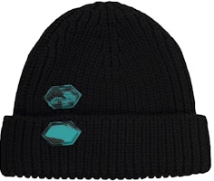 Off-White Knit Patch Beanie Black/Blue Off-White Knit Patch Beanie Black/Blue