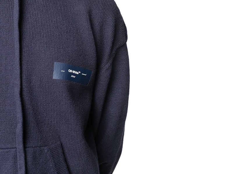 Off-White Knitted Arrows Hoodie Pale Blue 圖 2