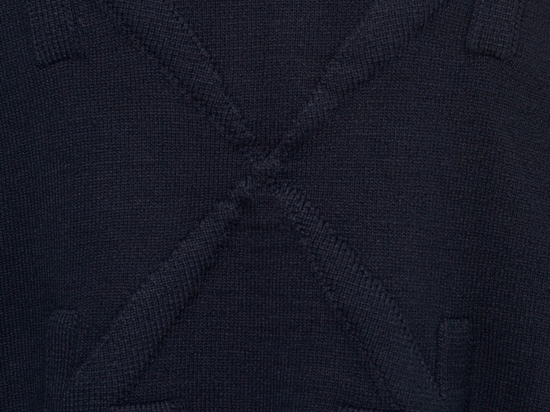 Off-White Knitted Arrows Hoodie Pale Blue 圖 3