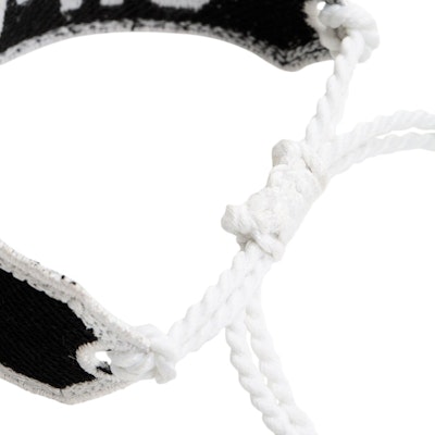 Off-White Knot Bracelet Black/White Order Off-White Knot Bracelet Black/White