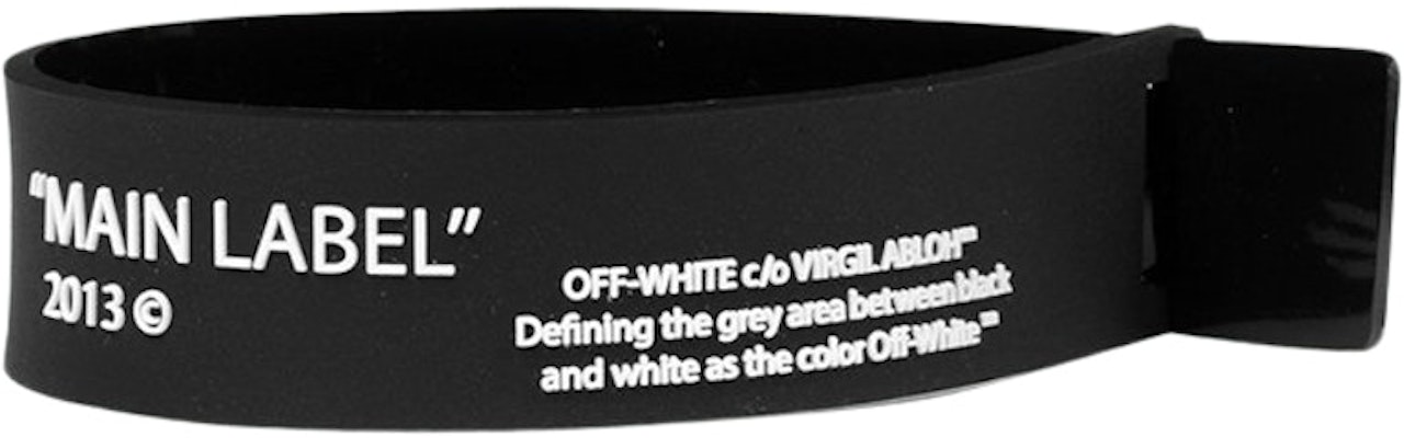 Off-White Label Bracelet Black/White Buy Off-White Label Bracelet Black/White