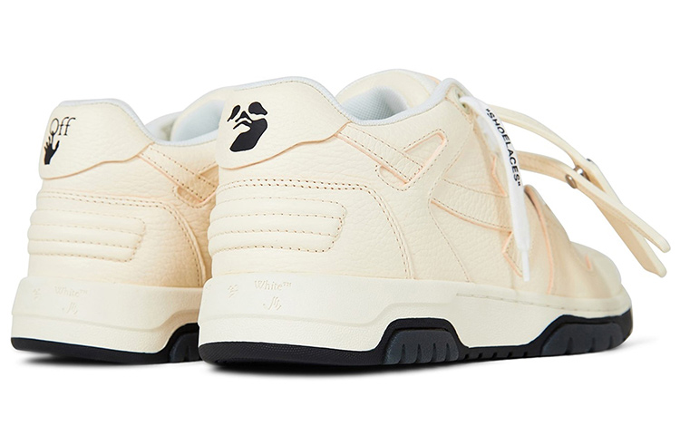 Off-White Lace-Up Fashion Sneakers 'Cream' 圖 5