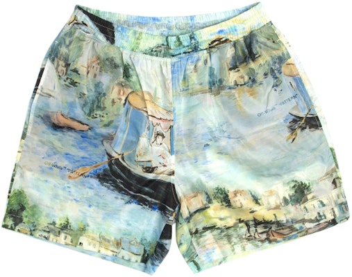 Off-White Lake Print Swim Shorts Multicolor Buy Off-White Lake Print Swim Shorts Multicolor