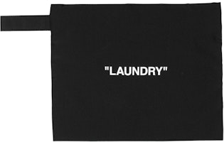 Off-White Laundry Pouch Black/White Off-White Laundry Pouch Black/White