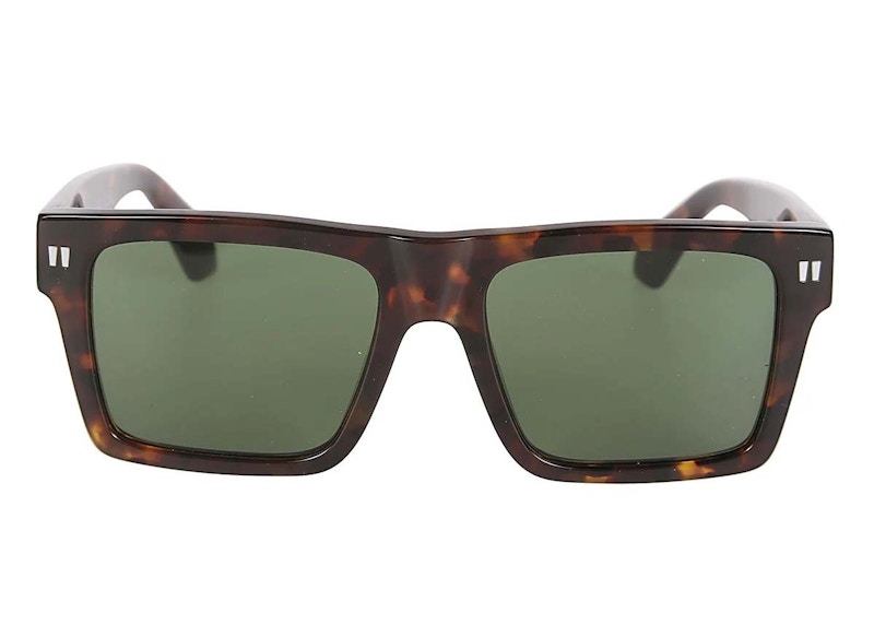 Order Cermin Mata OFF-WHITE Lawton Havana/Hijau (OERI109S24PLA0016055)