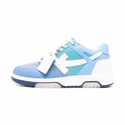 Off-White Leather Low Top Sneakers 'Blue Gradient'