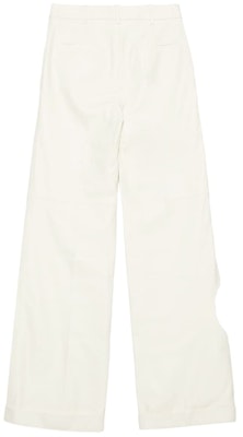 Off-White Leather Meteor Holes Formal Pants White Order Off-White Leather Meteor Holes Formal Pants White