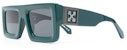 OFF-WHITE Leonardo Sunglasses Green (OERI049F22PLA0015507)
