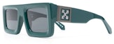 Buy OFF-WHITE Leonardo Sunglasses Green (OERI049F22PLA0015507)