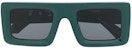 OFF-WHITE Leonardo Sunglasses Green (OERI049F22PLA0015507)