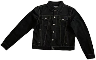 OFF-WHITE Letter Print Denim Jacket Regular Fit Men’s Black OMYE079C99DEN0044001PD OFF-WHITE Letter Print Denim Jacket Regular Fit Men’s Black OMYE079C99DEN0044001PD