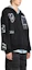 Shop Chaqueta con Capucha Negra OFF-WHITE de Estilo Suelto con Letras Impresas. OMHU013F23KNI0021010